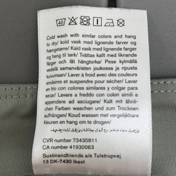 Girlfriend Collective Leggings Women's XS Light Green 27" inseam 10" Rise - Picture 6 of 9